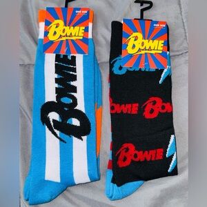 Men's Colorful Socks - Blue, Black, Red